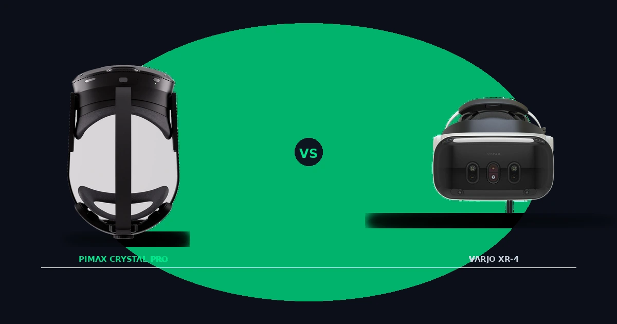 Pimax Crystal Pro vs. Varjo XR-4